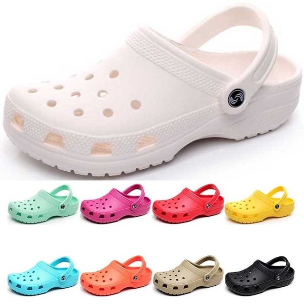 

424 hotsale fashion Sandals Slip On Casual Beach Waterproof Shoes men Classic Nursing Clogs Hospital Women Slippers Work Medical, 2 36-41
