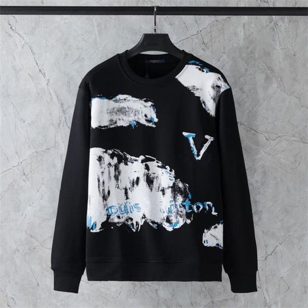 

20ss mens womens designer sweater luxe letters pullover men hoodie long sleeve active sweatshirt embroidery knitwear warm winter clothes k22, White;black
