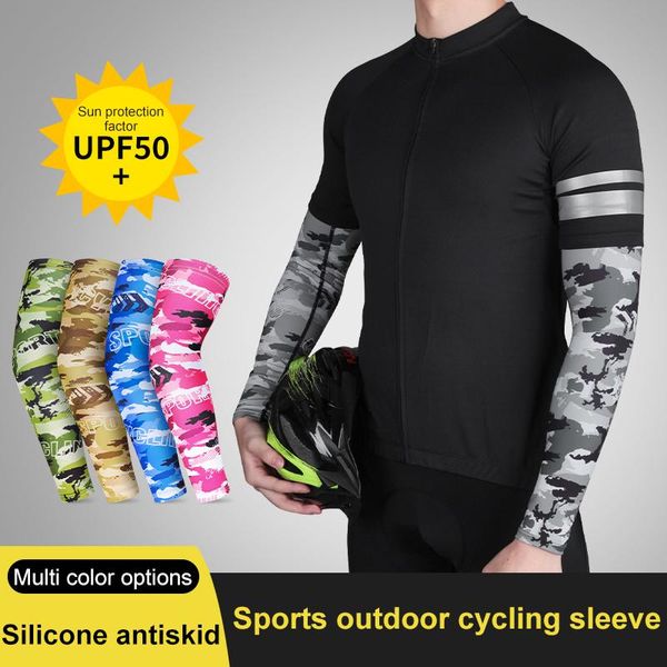

elbow & knee pads 1pair basketball arm sleeves fitness armguards sports cycling warmers breathable quick dry uv protection running, Black;gray