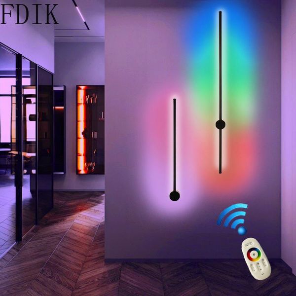

wall lamp symphony rgb home deco sconces for living room bedroom bedside net red lighting led decorative light accessories
