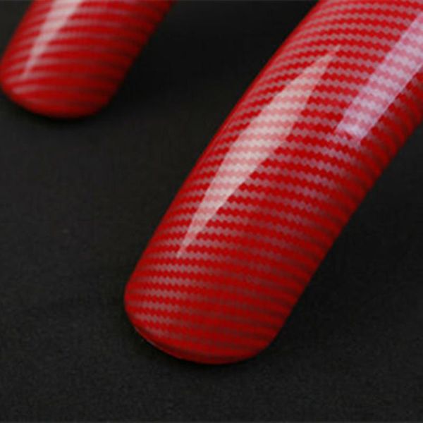 

steering wheel covers car non-slip cover red carbon fiber universal accessories