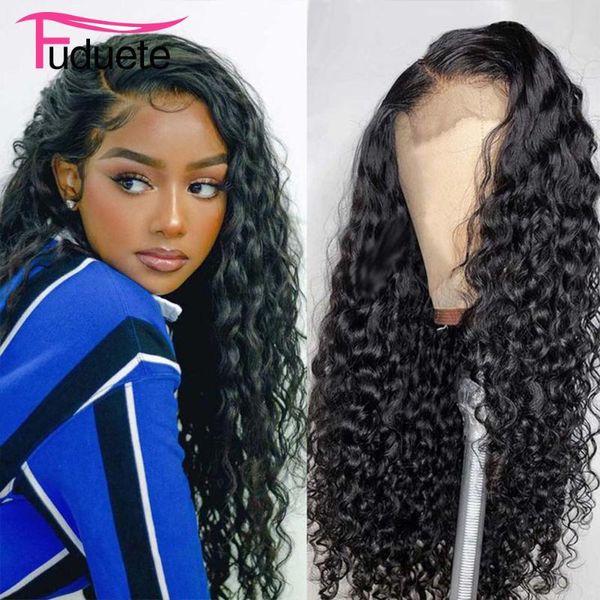 

13x4 lace front wig long curly human hair 28 30 40inch brazilian wigs for black women remy natural fuduete, Black;brown