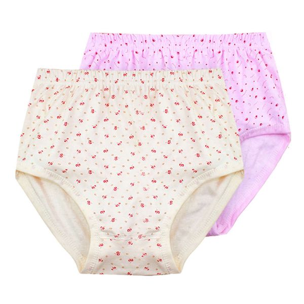 

middle pure cotton plus size high waist grandma's old lady's underpants, Black;pink