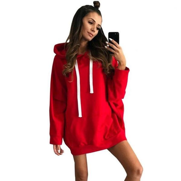 

women's hoodies & sweatshirts 3 color sizes sporting cotton female loose oversized pullovers harajuku hooded tracksuit sportwear clothe, Black