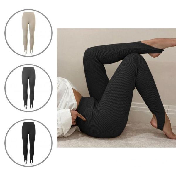 

women's pants & capris women base comfortable long lifespan breathable foot clothes for home, Black;white