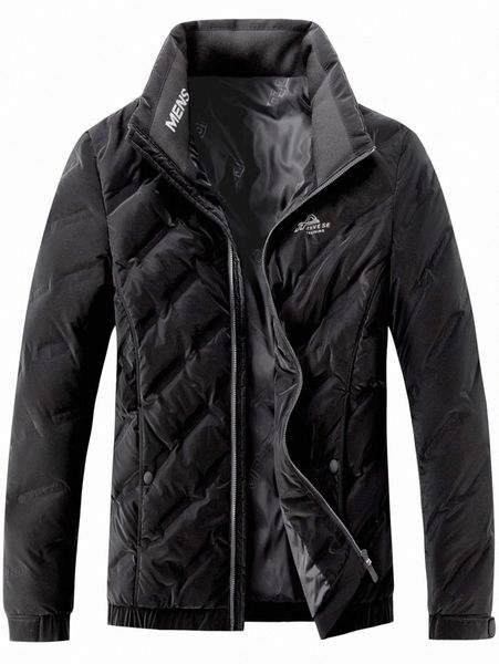 

men letter graphic down coat y2nh#, Black;brown