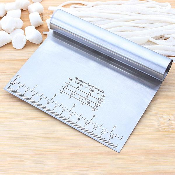 

stainless steel dough pastry cutter baking cake cooking scraper fondant spatulas edge diy tools &