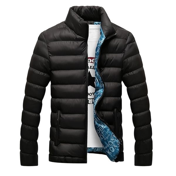 Зимние куртки Parka мужчины осень зима теплая оптом бренд тонкие мужские пальто повседневные ветровка стеганые куртки мужчины M-6XL 210924
