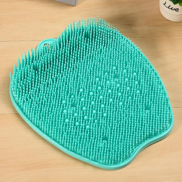 

bath mats silicon bathroom shower foot massager mat scrubber cleaner washing massage tools pad elderly feet cleaning brush