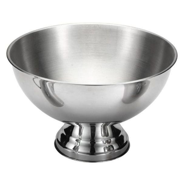 

ice buckets and coolers 1 pcs stainless steel bowl electroplated champagne metal bowls home bar el supplies big bucket cream