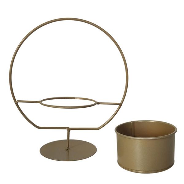 

gift wrap 1set iron flower bucket creative art unique deskbasket