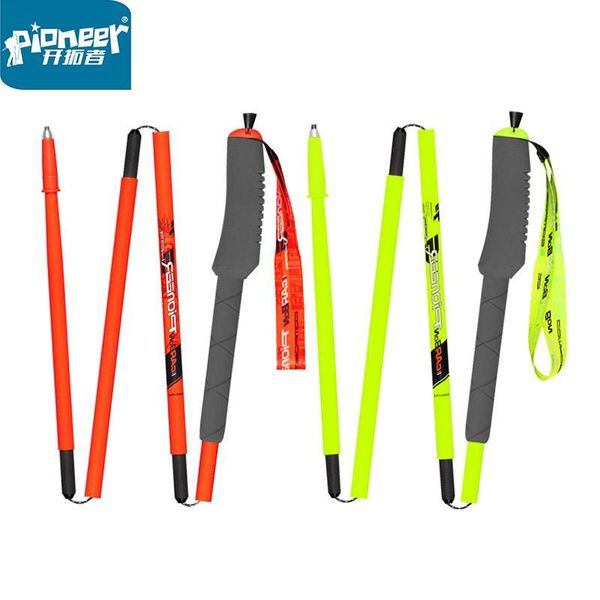 

pioneer 2021 carbon fiber trail running pole and spring quick lock outdoor camping trekking walking sticks poles