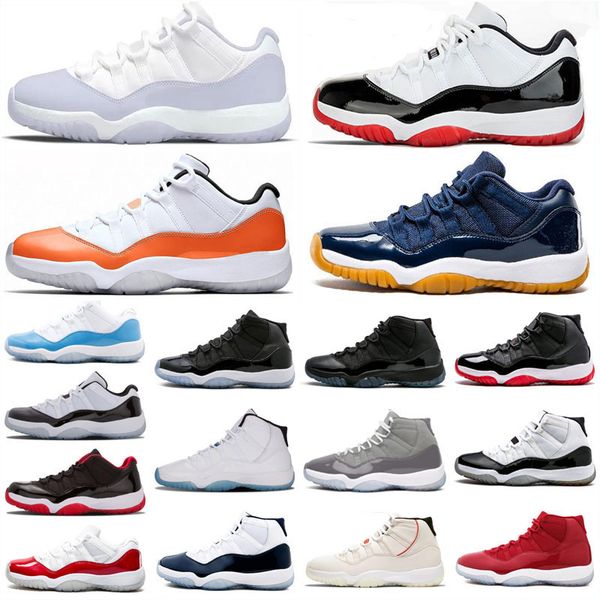 

new arrival mens outdoor shoes jumpman 11 11s women sneakers low wmns concord university blue legend high cool grey navy gum pure violet spo