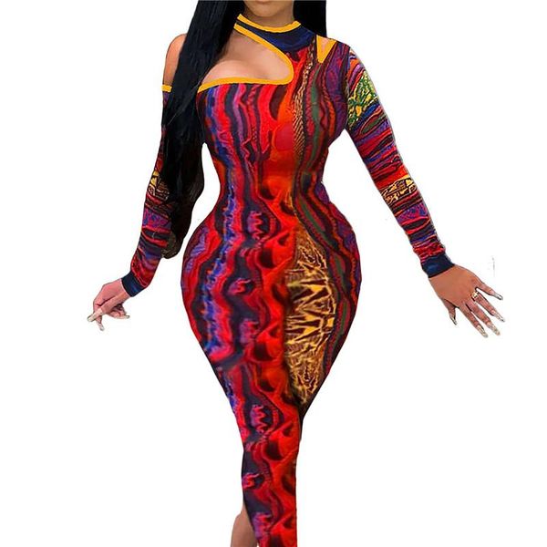 

women's jumpsuits & rompers women one shoulder slim jumpsuit color block long sleeve round neck cutout romper femme streetwear, Black;white