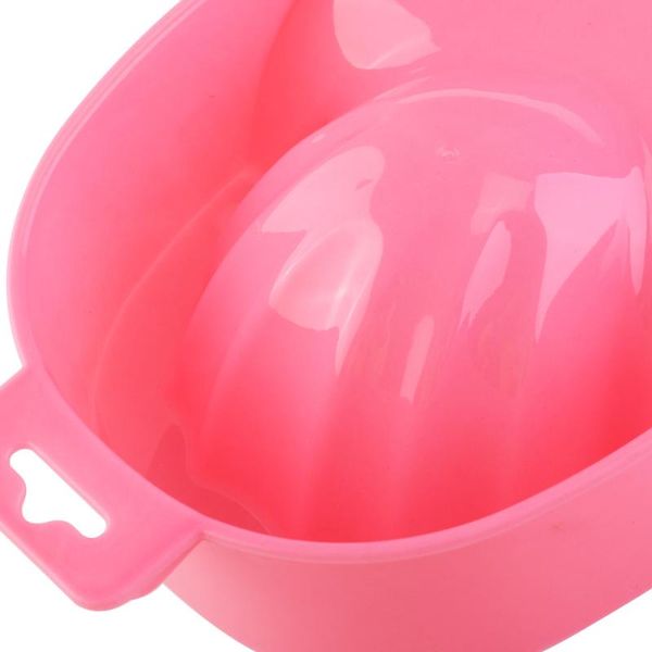 

2pcs nail art manicure care soak bowl tray polish remover (random color) kits