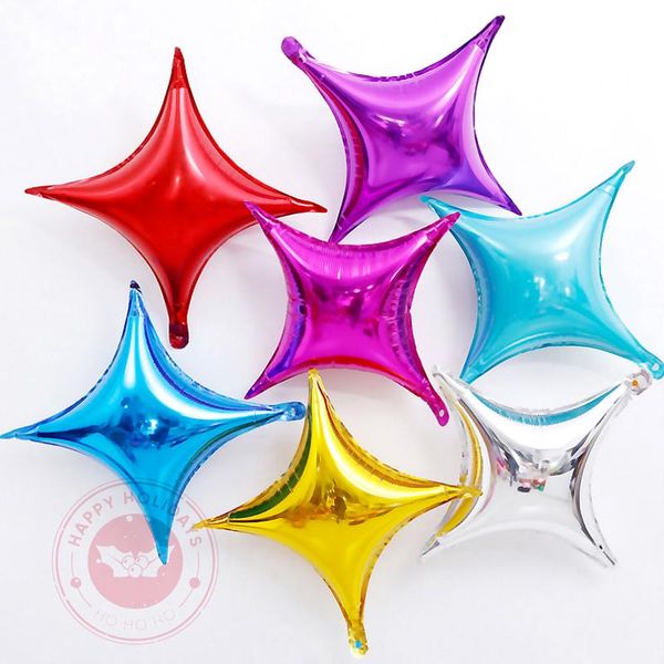 

party decoration 10inch 24inch four stars foil balloons mini star air balloon birthday decorations toy wedding supplies