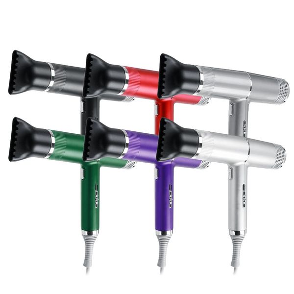 

3 gears and cold wind hair dryer diffusion nozzle temperature adjustment - black