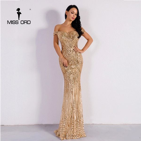 

missord 2021 summer bra party dress sequin maxi dress off the shoulder bodycon elegant wedding women dresses ft4912, Black;gray
