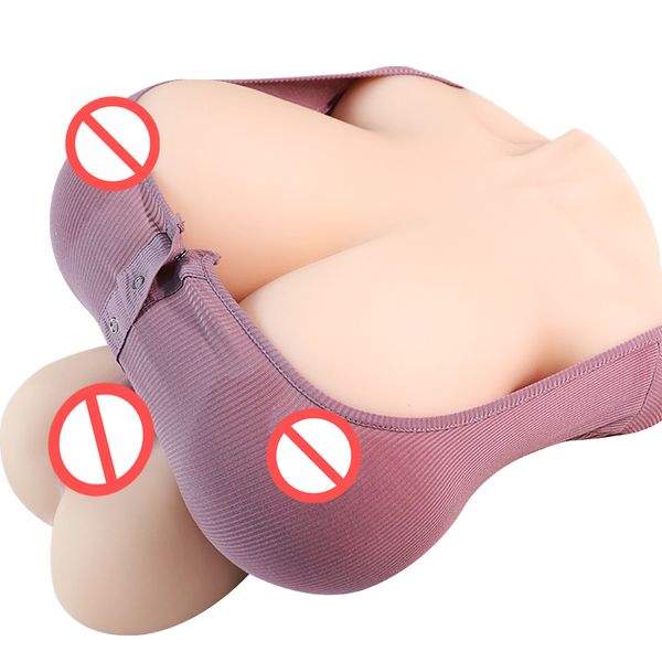 Bambole del sesso Giocattoli Bambola a metà corpo Masturbatori Seni di donna grande Petto Amore Silicone erotico Preteen Giocattolo sexy per uomini E Seno artificiale