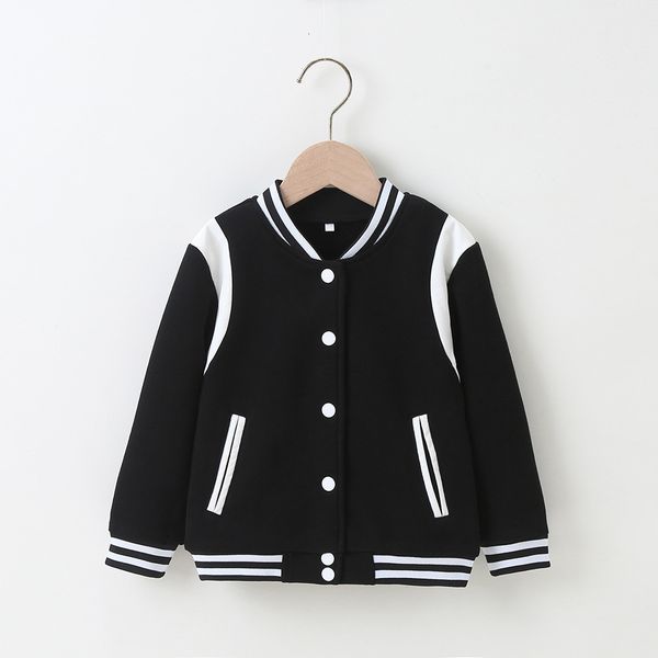 

spring and autumn boys' outerwear, White