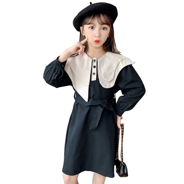 

dress for girls patchwirk party est kids spring autumn clothes girl 210527, Red;yellow