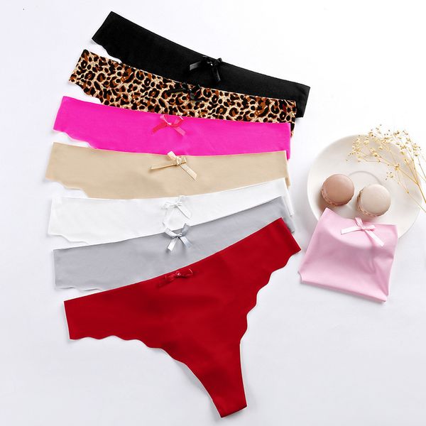 

3pcs g string & thongs women's set solid female underwear mid-rise silky ladies briefs comfort seamless panties, Black;pink