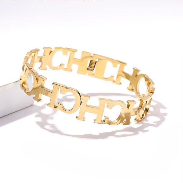 

titanium steel bracelet ring female personality net red rose gold simple atmosphere fashion bracelet, Black