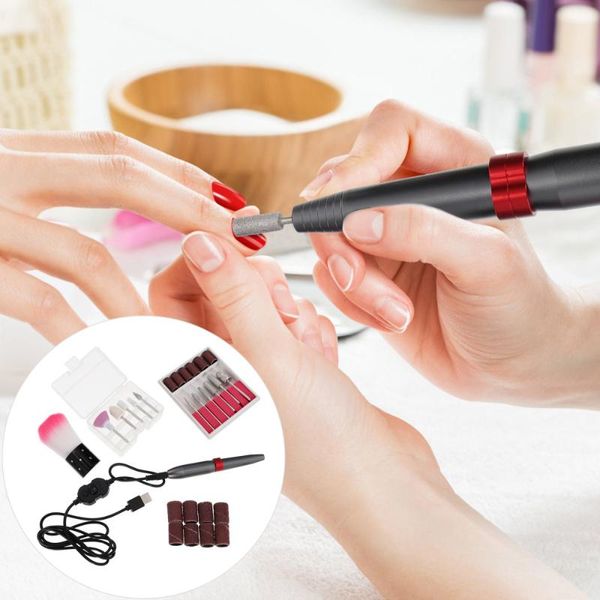 

nail art kits 1 set polisher pen portable manicure grinding machine
