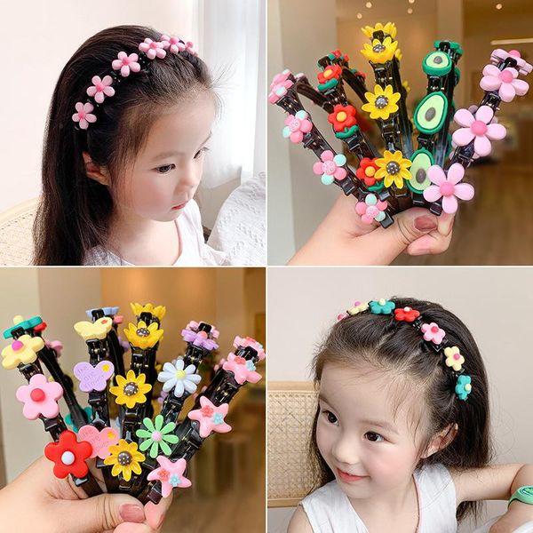 

hair accessories charm girls hairbands multi cartoon kawaii head bands for kids lovely children, Slivery;white