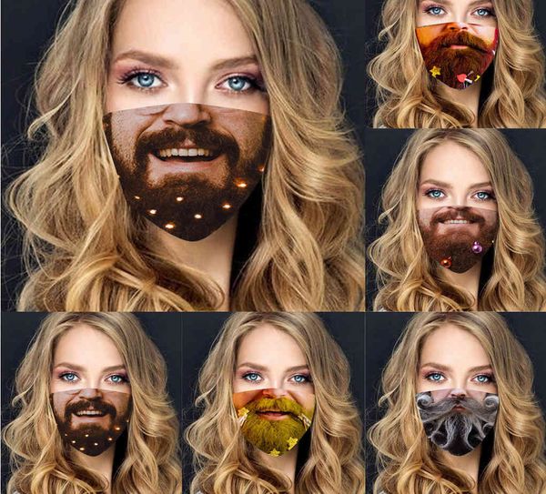 

designer masks facemask funny printing dustproof removable gasket outdoor mask