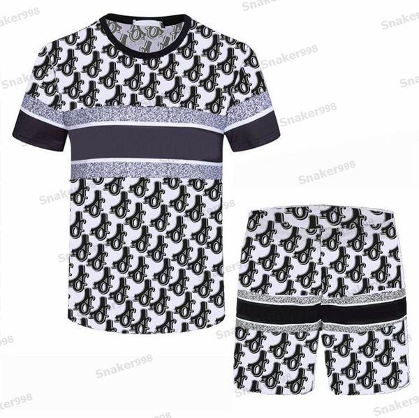 

21ss mens beach designers tracksuits summer suits fashion women t-shirt seaside holiday shirts shorts sets men luxury casual sports outfits, Gray