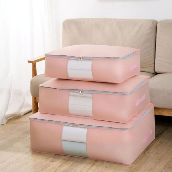 

clothing & wardrobe storage 1pc quilt bag closet organizer clothes box pillow with zipper dustproof cover travel bedroom