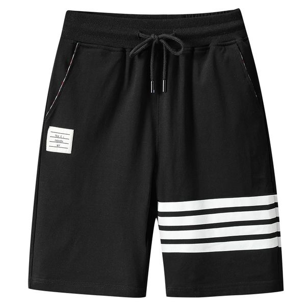 

summer men's shorts 2021 trend cotton beach pants simple loose sports casual capris2021, Gray