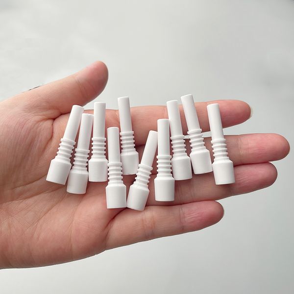 Mini ponta de unha de cerâmica pequena 10mm macho para kits de coletor de néctar NC pontas de unhas de substituição também vendem 14mm 18mm
