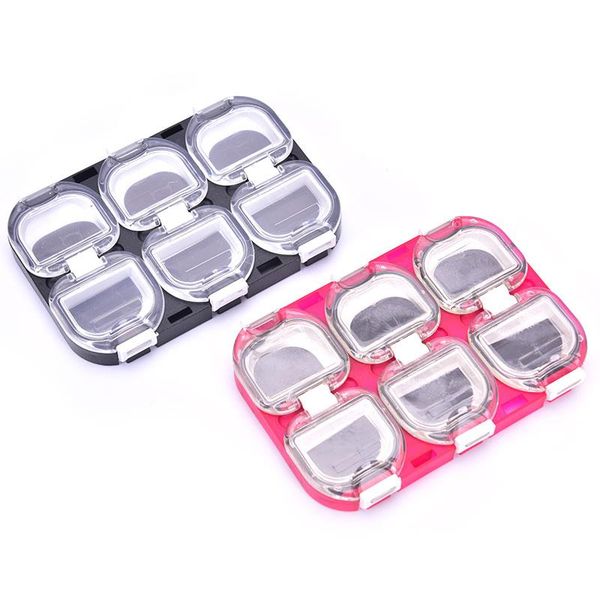 

fishing box magnetic waterproof 6 grid hook storage tackle boxes accessories