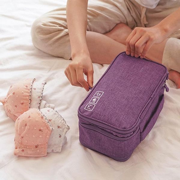 

storage bags travel underwear cosmetic bag portable underpants socks breathable wardrobe closet clothes organizer packet