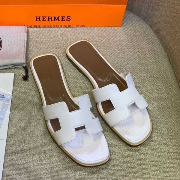 

h slippers wear women versatile summer fashion 2021 new flat bottom one line cool travel beach shoes zlh, Black