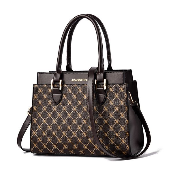 

handbag women's bag autumn winter 2021 style printed single shoulder, Black;red