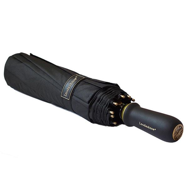 

umbrellas business black umbrella large uv protection windproof 3 fold automatic paraguas mujer rain gear bd50uu