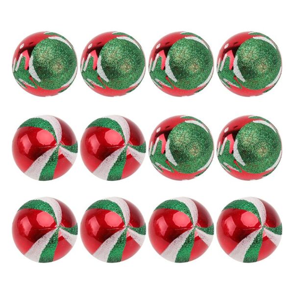 

party decoration 12pcs colorful christmas pendants tree balls