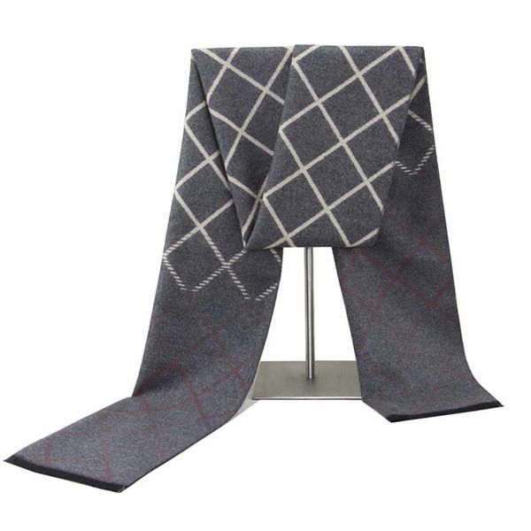 

scarves men's scarves,autumn and winter scarves,imitation cashmere scarves,warm scarves,winter business scarves,scarves for men, Blue;gray