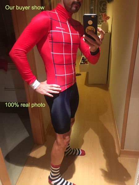 

racing jackets pro team thermal fleece cycling jersey long sleeve bike clothes winter road mtb clothing fit cut super warm, Black;red