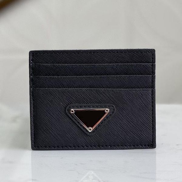 Designer di lusso di alta qualità Uomo Classico Casual Porta carte di credito Portafoglio ultra sottile Borsa a pacchetto per uomo Portamonete da donna