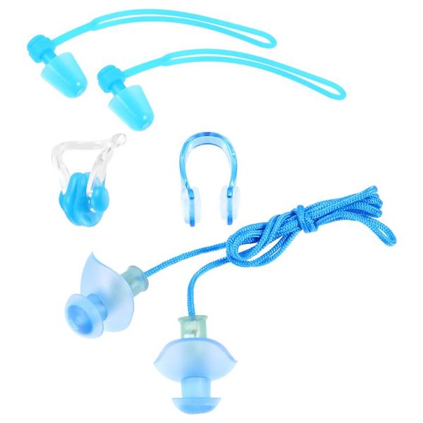 

nose clip 4pcs earplugs and set ear protection swimming kit for children adult