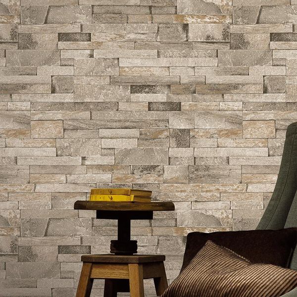 

imitation vintage brick paper wallpaper 3d waterproof wood roll for living room kids bedroom wallpapers