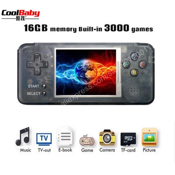 

portable video handheld game console retro 64-bit 3 inch 3000 16gb players