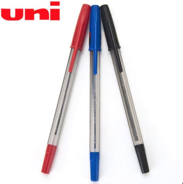

uni sa-s ballpoint pen high-quality classic ultra-affordable writing smooth 0.7 mm pens, Blue;orange