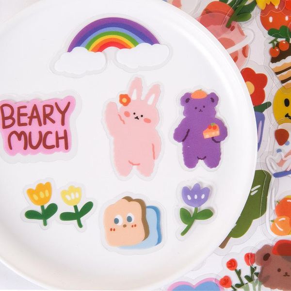 

kawaii pink animal stickers diy scrapbooking journal base collage mobile diary happy plan decoration gift wrap