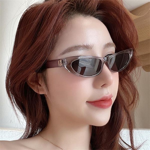 

sunglasses designer for ladies women 2021 trendy small cat eye sun glasses goggles anti-uv driving eyewear uv400, White;black