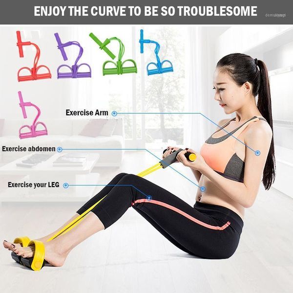 

tube elastic pull ropes exerciser rower belly resistance band home gym sport training bands fitness exercise equipment1